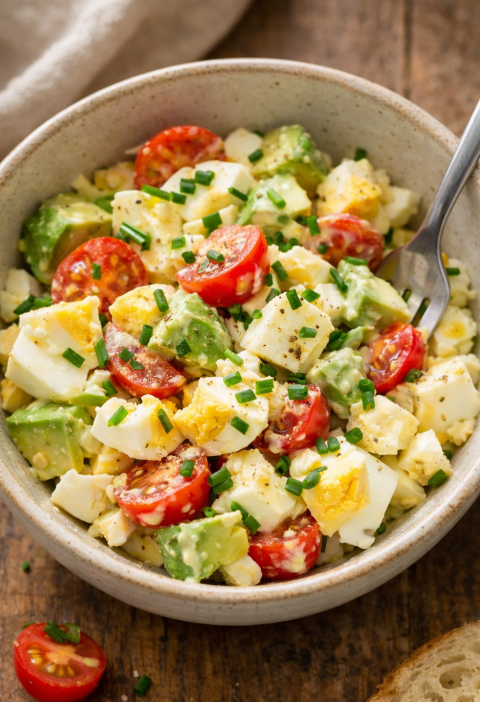 5-Minuten Ei-Avocado Bowl