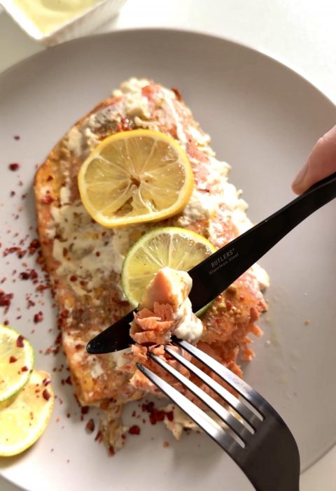 5-Minuten-Ofenlachs – zart, zitronig & schnell gemacht