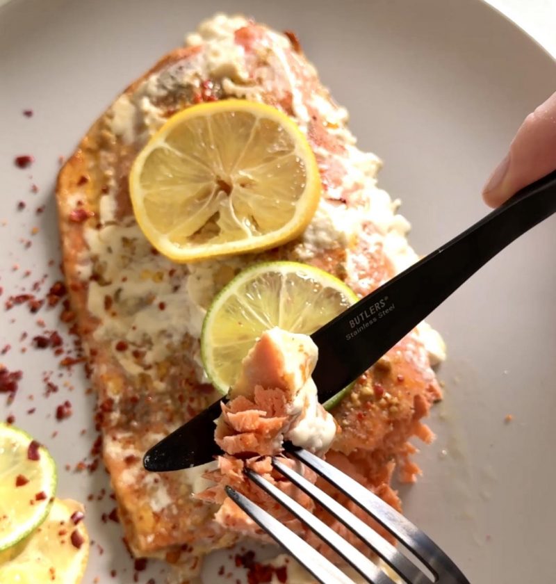 5-Minuten-Ofenlachs – zart, zitronig & schnell gemacht