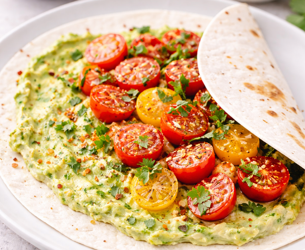 Avocado-Tomaten-Tortilla