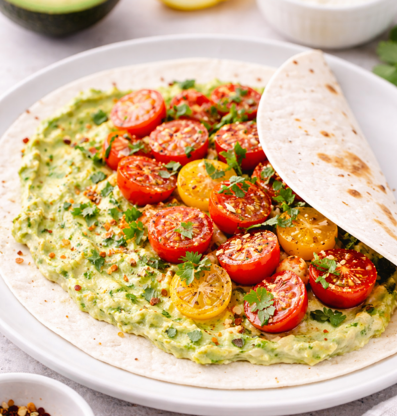 Avocado-Tomaten-Tortilla