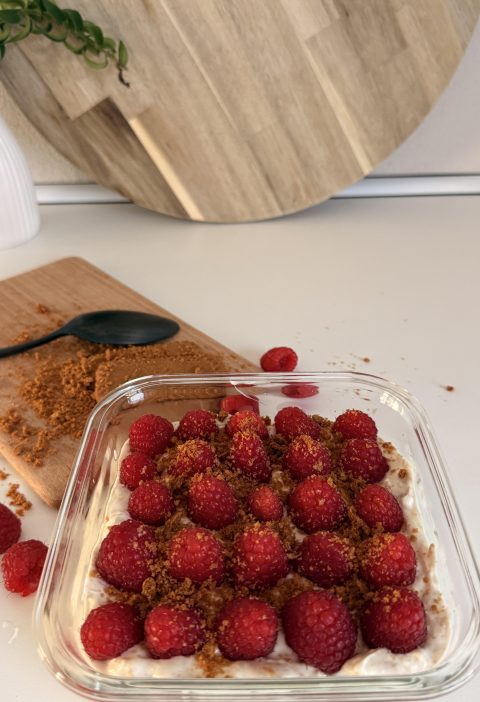 Biscoff Cheescake x Himbeeren