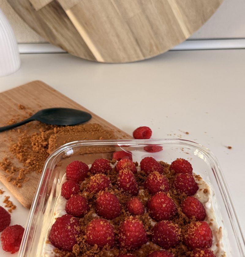 Biscoff Cheescake x Himbeeren