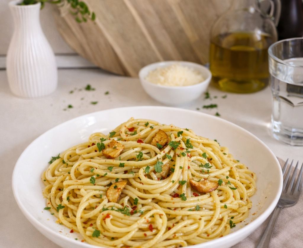 Schnelle Spaghetti Aglio e Olio