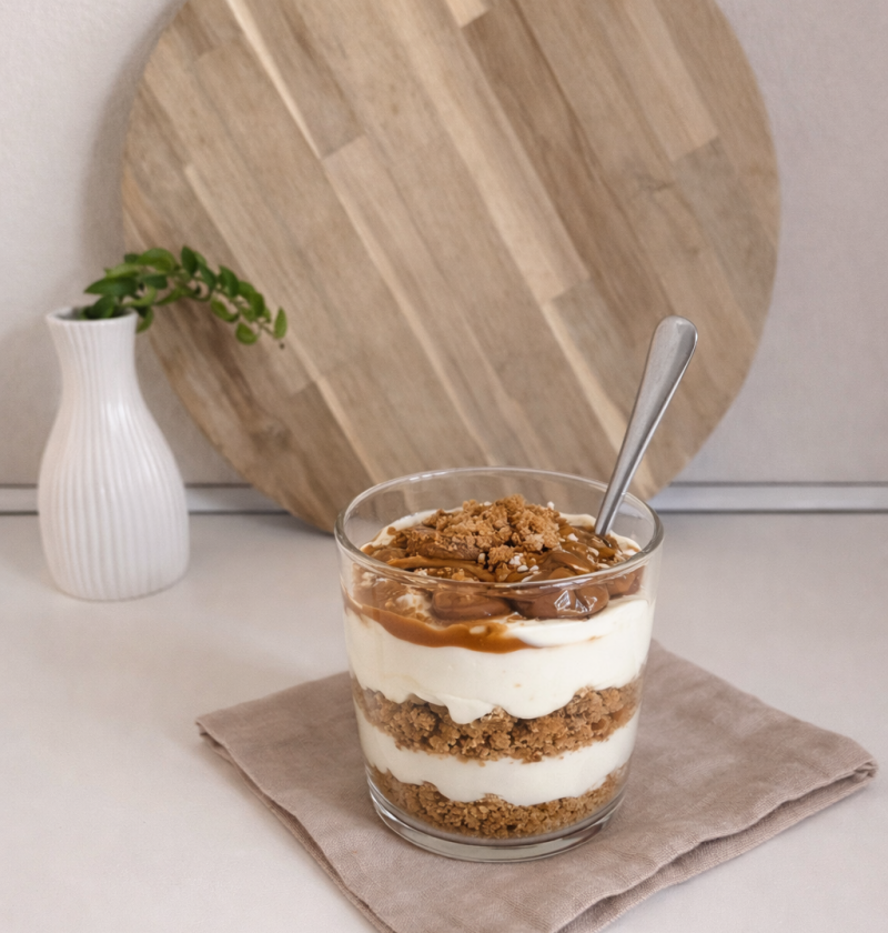 Schnelles Karamell-Crunch Dessert