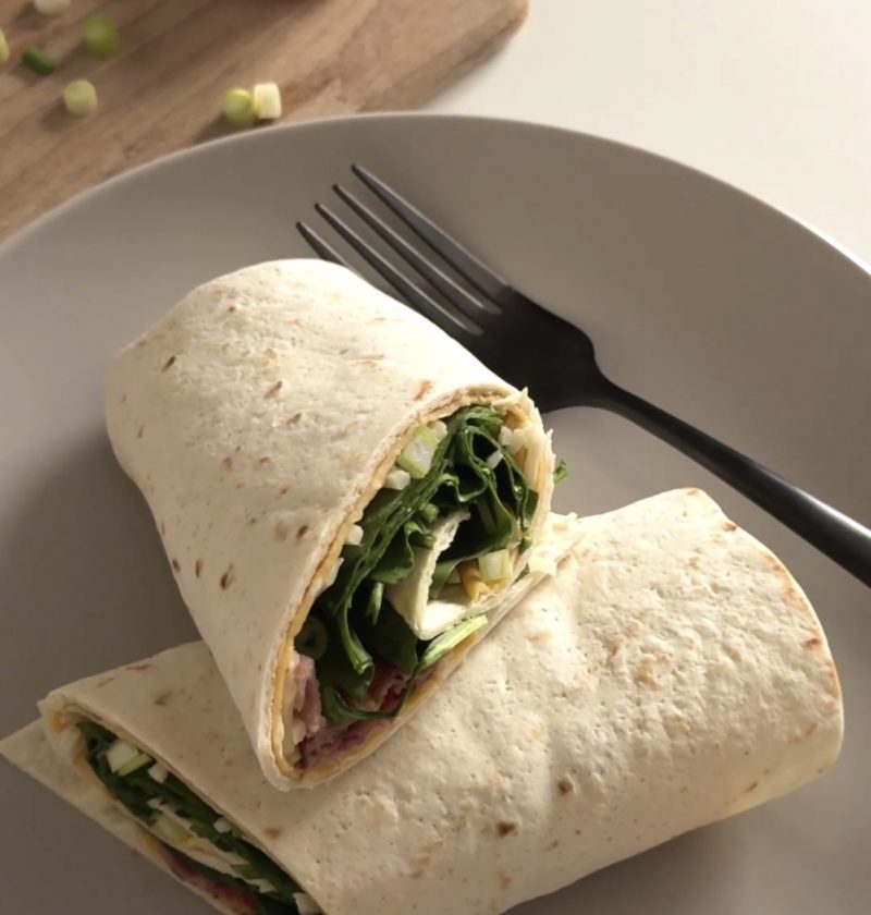 5-Minuten Wraplette (Omelett im Wrap für stressige Tage)