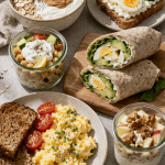 Eggwich Deluxe mit cremigem Mayo-Aufstrich und knusprigem Toast