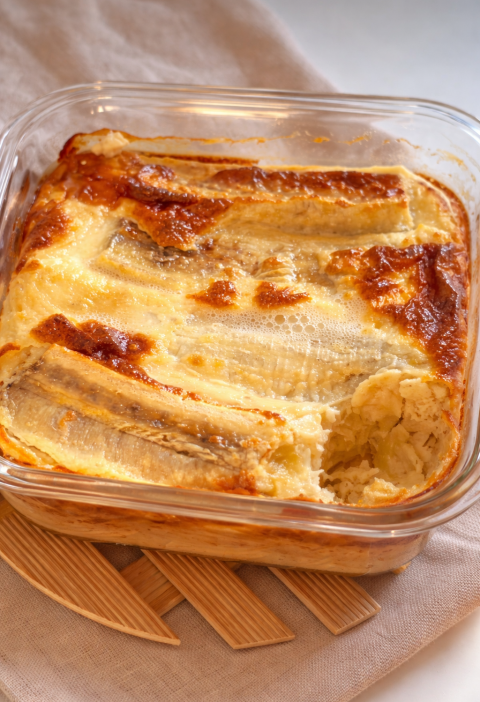Bananen Protein Kuchen (Einfaches High-Protein Rezept aus 5 Zutaten)