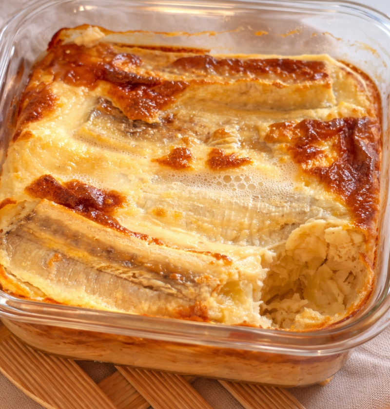 Bananen Protein Kuchen (Einfaches High-Protein Rezept aus 5 Zutaten)