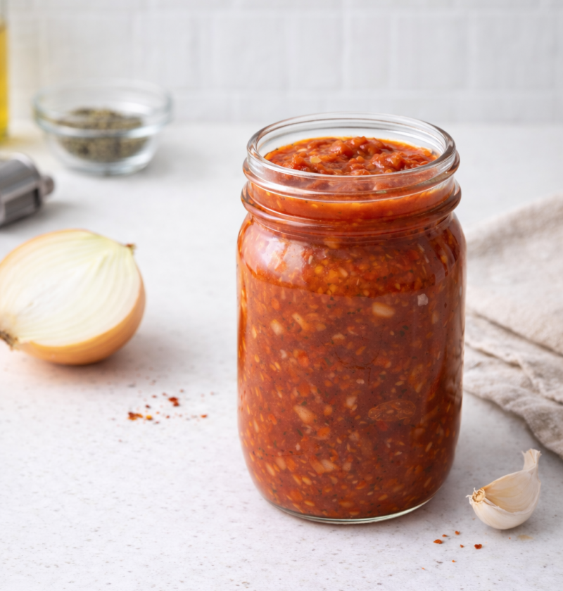 Einfache Marinara-Sauce (Schnelle Pastasauce für jeden Tag)