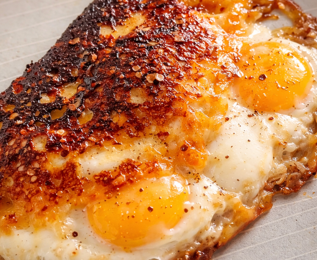 Knuspriges Chili-Honig-Ei in 5 Minuten