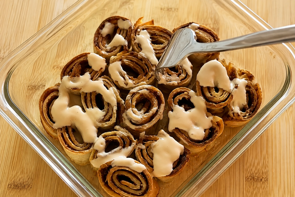 Zimtrollen aus Wraps – in 10 Minuten aus dem Airfryer