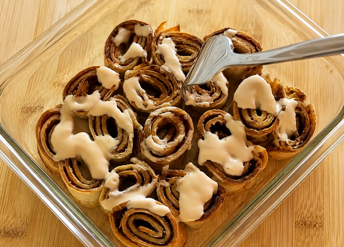 Zimtrollen aus Wraps – in 10 Minuten aus dem Airfryer