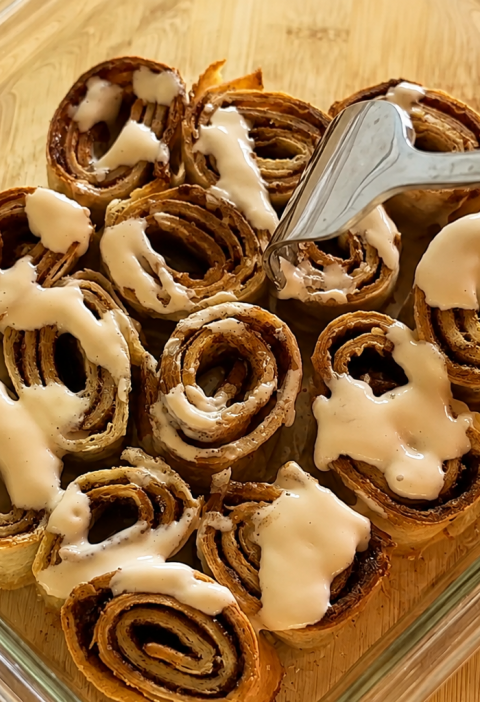 Zimtrollen aus Wraps – in 10 Minuten aus dem Airfryer