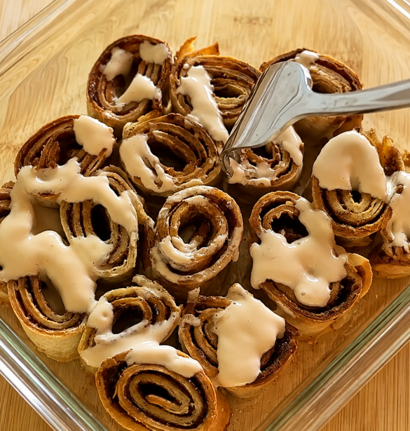 Zimtrollen aus Wraps – in 10 Minuten aus dem Airfryer